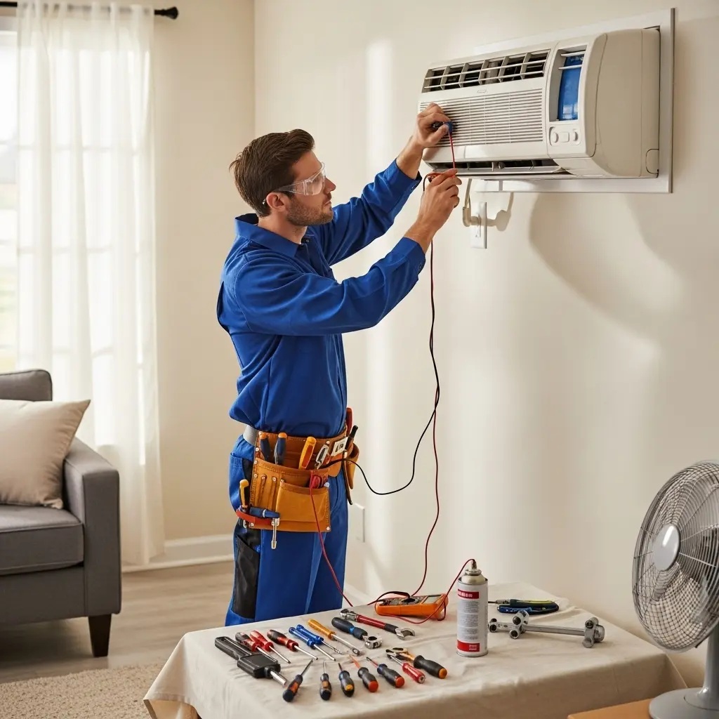Gördes Grundig Grundig klima gaz dolumu ve bakım – Enerji verimliliği artırıldı. - Teknik servis örneği